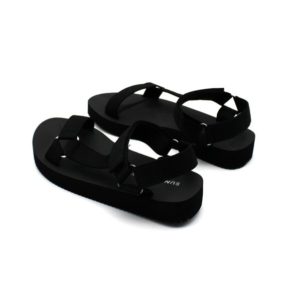 Sun + Stone Womens TABBY Open Toe Casual Ankle Strap - Picture 6 of 7